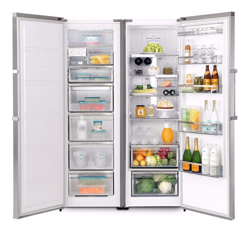 Vondom Platinum Heladera 360l + Freezer 267l Side By Side