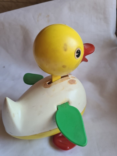 Brinquedo Antigo Patinho Geyper Made Spain Pato Raro 14x15c (Usado)