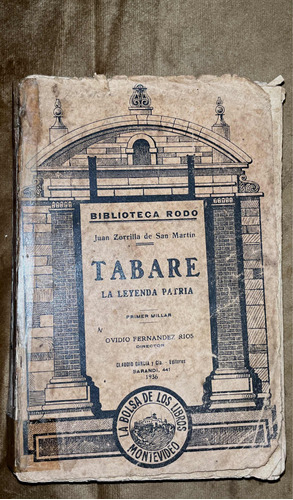 Tabaré, Leyenda Patria. Z D S. Martín Biblioteca Rodó 1936