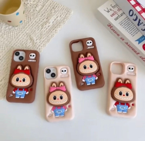 Capa Capinha Estilo Labubu Para iPhone