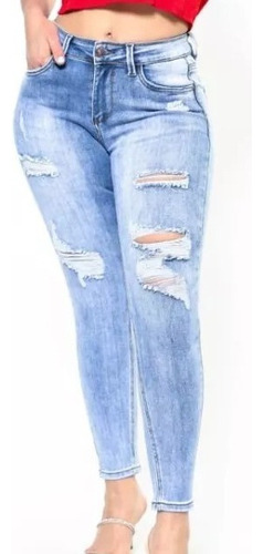 Jeans Mujer Mezclilla Suave Strech 39