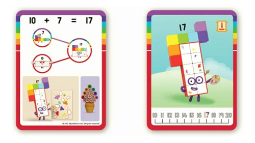 Hand2mind Numberblocks Mathlink Cubes 11-20 Juego De