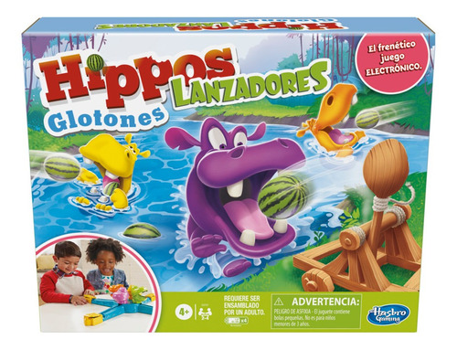 Juego De Mesa Hippos Glotones Lanzadores Universo Binario