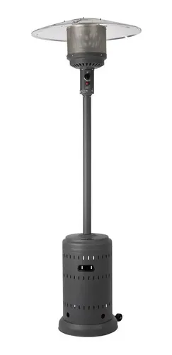 Outsunny Calefactor Gas Paraguas 12,5KW | Exterior Con Ruedas Y Apagado Automático Gris