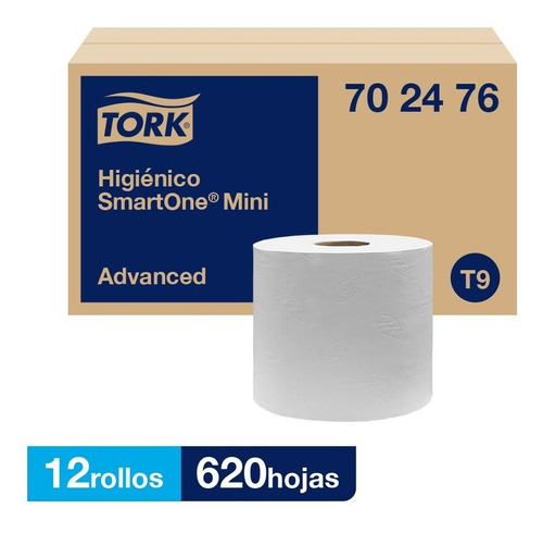 Tork Smartone® Mini Papel Higiénico 12 Rollos De 620hd