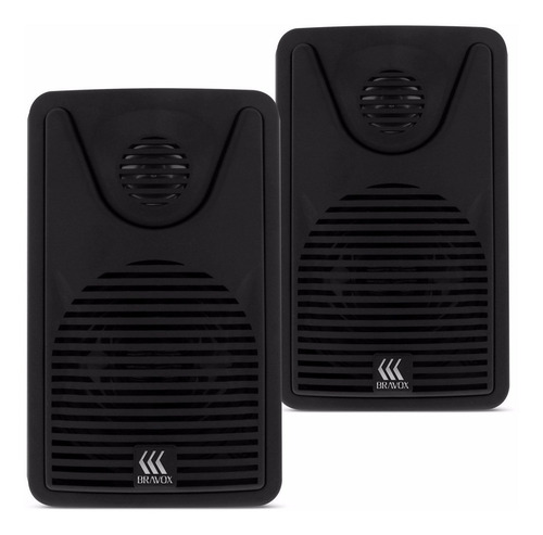 Caixa Acústica Bravox 30 Rms Foco 35 Som Ambiente Preta(par)