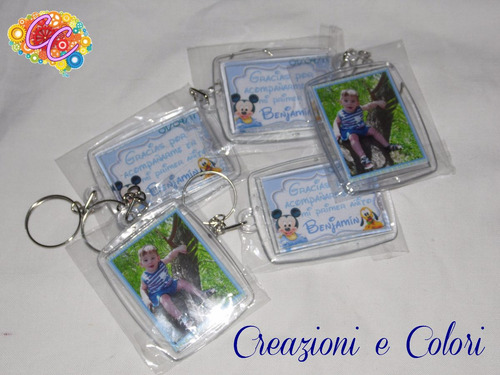 Llaveros De Acrilico Souvenirs Cumpleaños Baby Shower X10