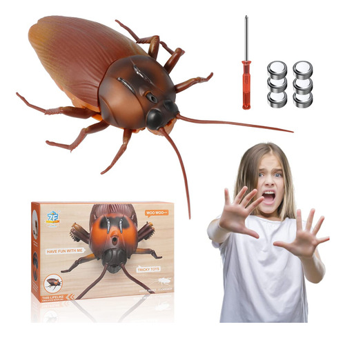 Giveme5 - Juguete Realista De Cucarachas De Deteccion Inteli