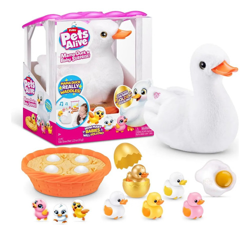 Mama Pato Zuru Pets Alive Mama Duck Surprise