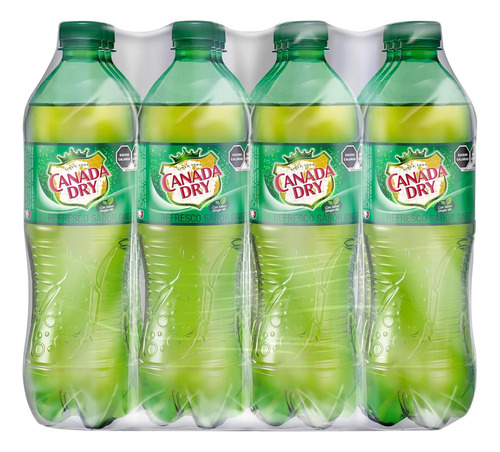 Canada Dry G.a. Refresco De Ginger Ale, 12 Pack Pet, 1 L