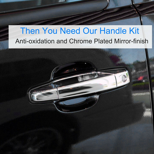 Manija De Puerta Exterior Delantera Trasera Para Chevy Silve
