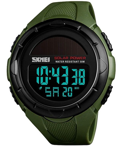 Reloj Hombre Tonshen 307-1405gr Cuarzo Pulso Green Just Watc