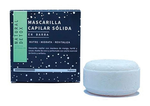 Natural Detox Mascarilla Capilar Formato Barra 70 Gr