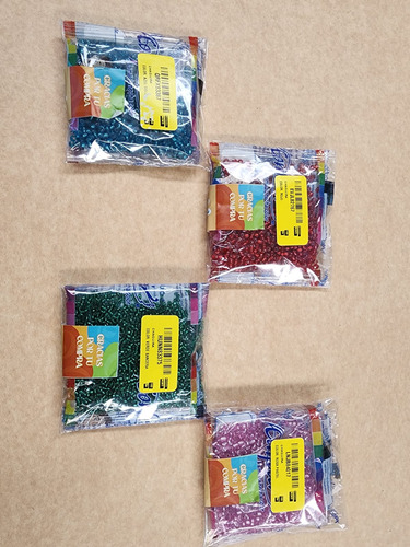 100 Gramos De Chaquira 11/0 Varios Colores