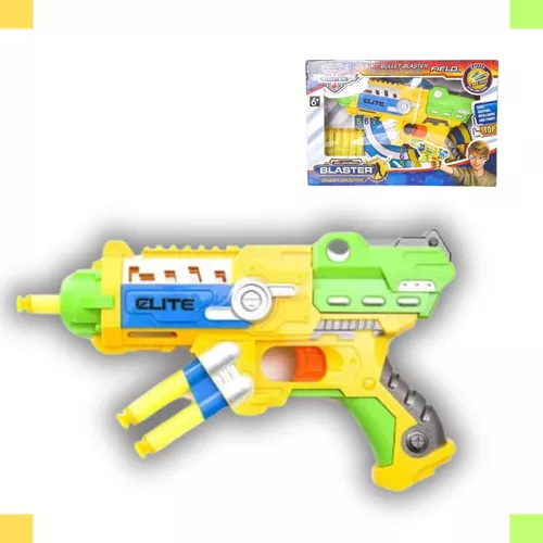 Nerf Pistola Lança 6 Dardos Arminha Brinquedo Raptor Slash