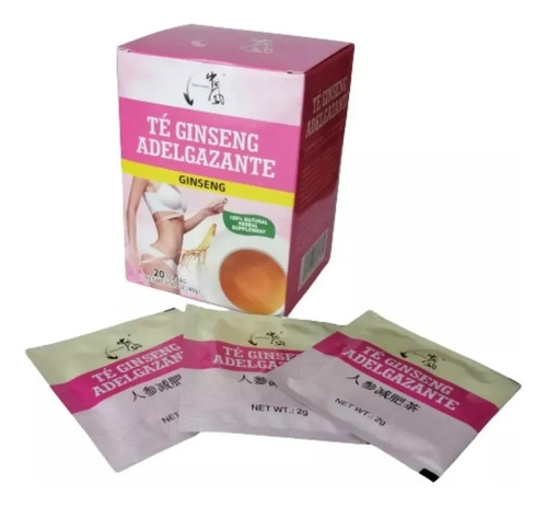 1 Te Ginseng Adelgazante Te Filtrante 20 Sobres