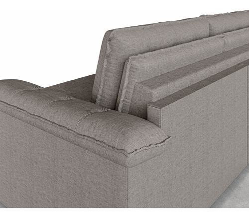 Sofá Cama Retrátil E Reclinável 3 Lugares 260cm Em Wt
