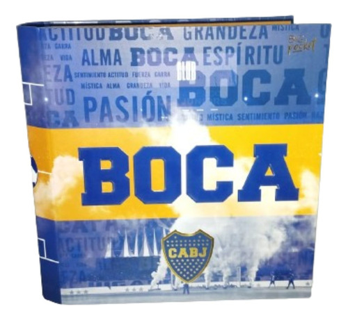 Carpeta Escolar Numero 3 / 3 Anillos  Boca Juniors Cabj3