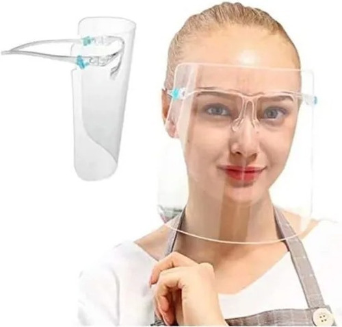 Careta Tipo Gafas Proteccion Facil Antifluido Antiempañante 