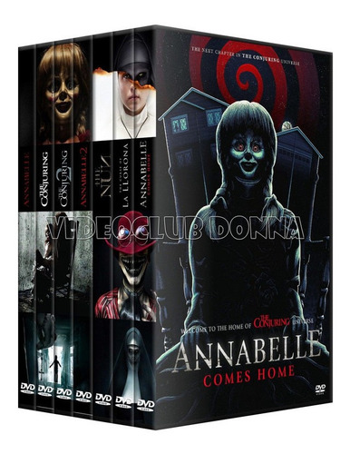 The Conjuring Universe Anabelle Nun Colección Dvd Latino