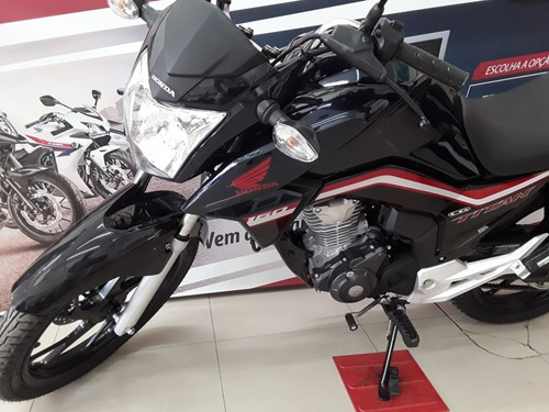 Imagem 10 de 15 de Honda Cg Titan Flex Cbs, Painel Moderno Blackout/ Vista