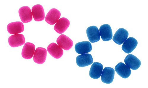 Clm 10x Pacote De Esponja Para Microfone Mini Anti-sujeira