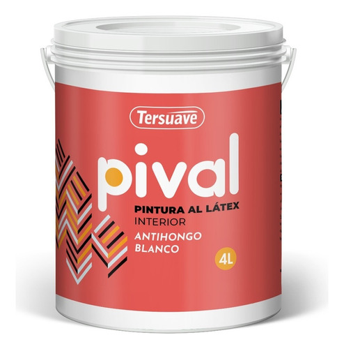 Tersuave Pival pintura latex interior Blanco 4 L