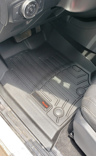Imagen 2 de 4 de Tapetes Uso Rudo Weathertech Ford Ranger 2020 1ra+2da Filas