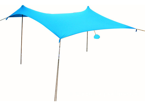 Carpa De Playa, Refugio Solar Con Sacos De Arena Para Activi