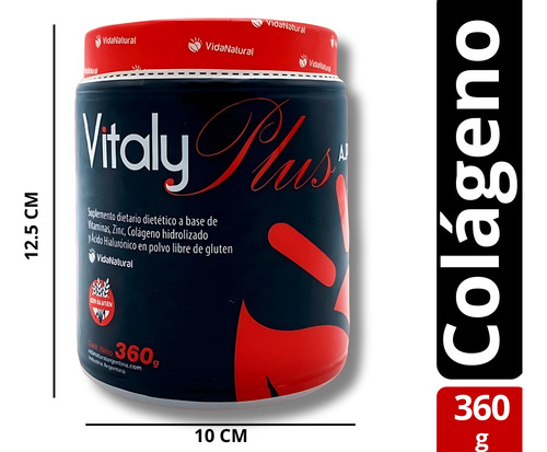 Vitaly Plus Ac Hialurónico + D Colágeno Hidrolizado Pack X 3