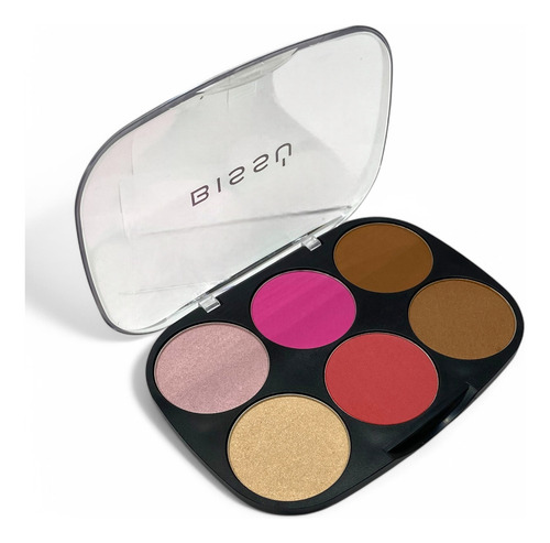 Paleta De Maquillaje Bissú, La Chida, Rubores