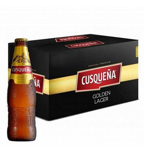 Cerveja Peruana Cusquena Gold Lager 330ml (24x)