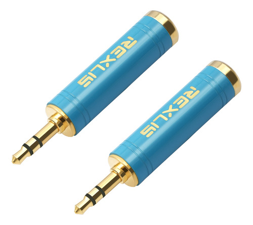 Conector De Audio Rexlis Jack 3.5 A 6.35 Para Micrófono Para