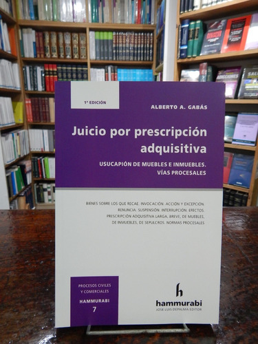 Gabas Juicio Por Prescripción Adquisitiva