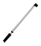 Bomba 22 X 400 Mm Para Bicicleta Alumínio Escovado
