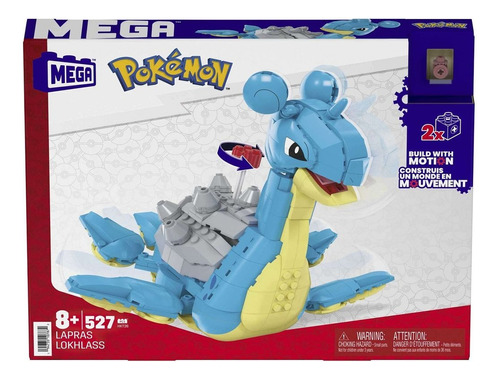 Set Pokémon Lapras Para Armar Megaconstrux 