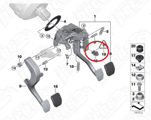 Interruptor Luz Freio Mercedes B200 1.6 Turbo 13-17 Origina