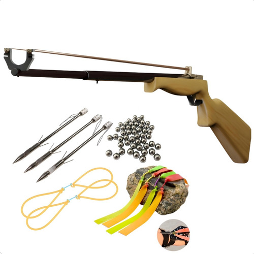 Estilingue Rifle Profissional De Caça E Pesca