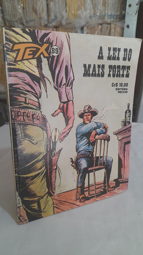 Gibi Revista Tex N° 89 : A Lei Do Mais Forte - Vecchi 1978 (Usado)