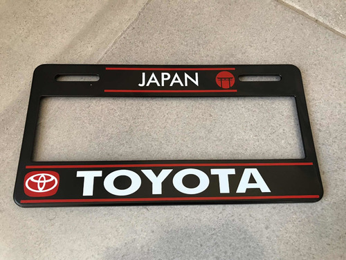 Porta Placa Plástico Toyota