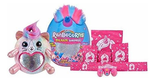 Peluche De Animales - Rainbocorns Big Hair Surprise Kitt