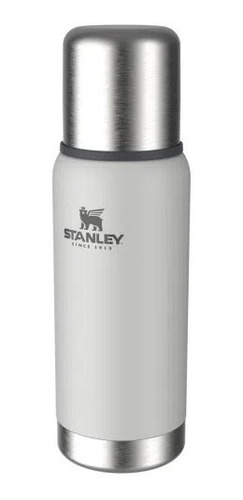Imagen 1 de 4 de Termo Stanley 500ml - Blanco Polar - Tapón Cebador - Caja