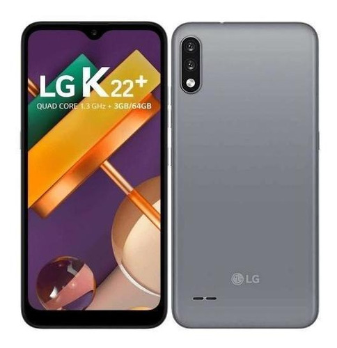 Smartphone K22+ Titânio  LG