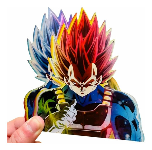 Vegetta/ Dragon Ball /calcamonias Anime/ Para Libros Y Autos