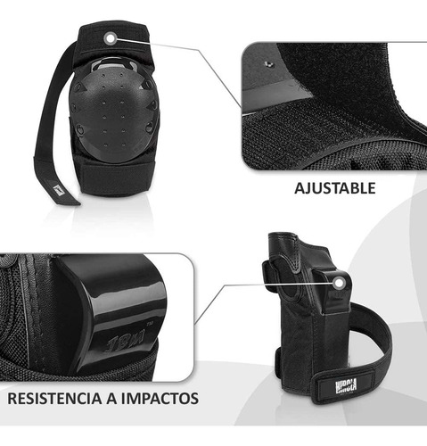 Equipo De Protección Casco Rodilleras Coderas Para Patinaje