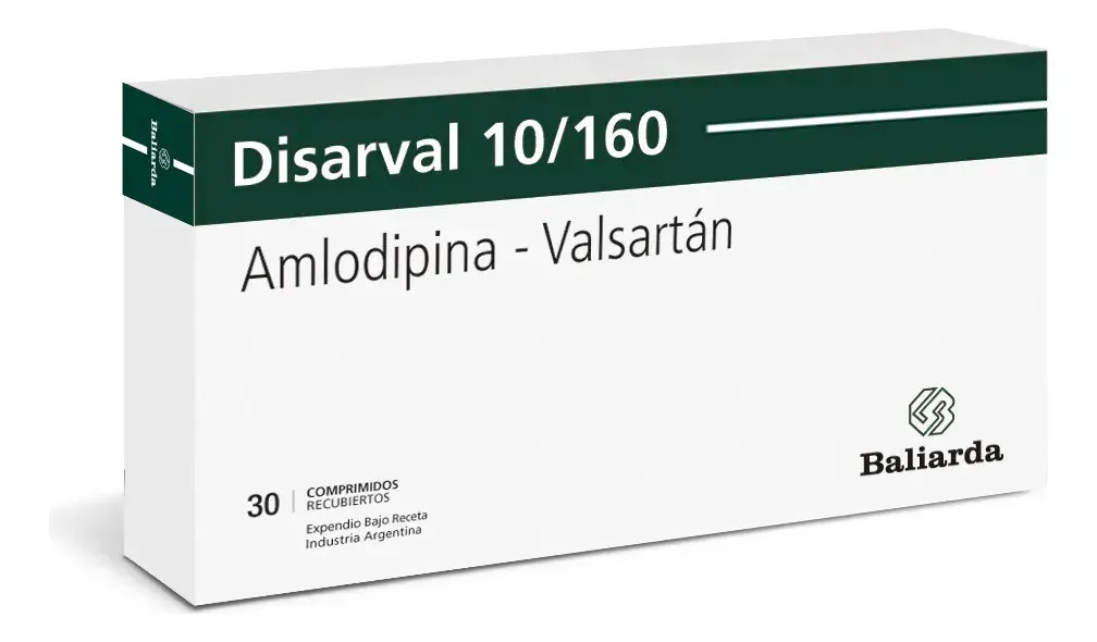 Disarval 10 Mg/160 Mg Comp. Recub., 30 Comprimidos