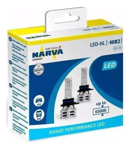 Ampolletas Led H4 H7 H1 H11 9006 Narva  Range Perform 12/24v