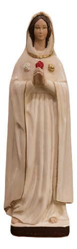 Virgen Rosa Mística Color Figura Religiosa Campoamor Deco