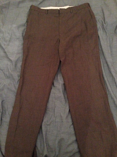 Pantalon De Vestir O Trabajo Gris De Haggar Para Hombre