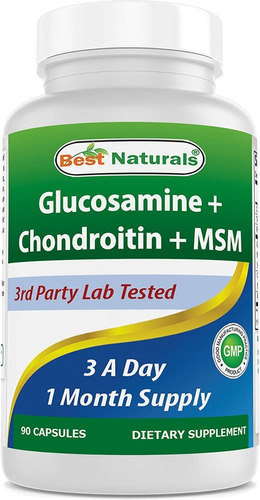 Best Naturals I Glucosamine Chondroitin Msm I 90 Capsules 